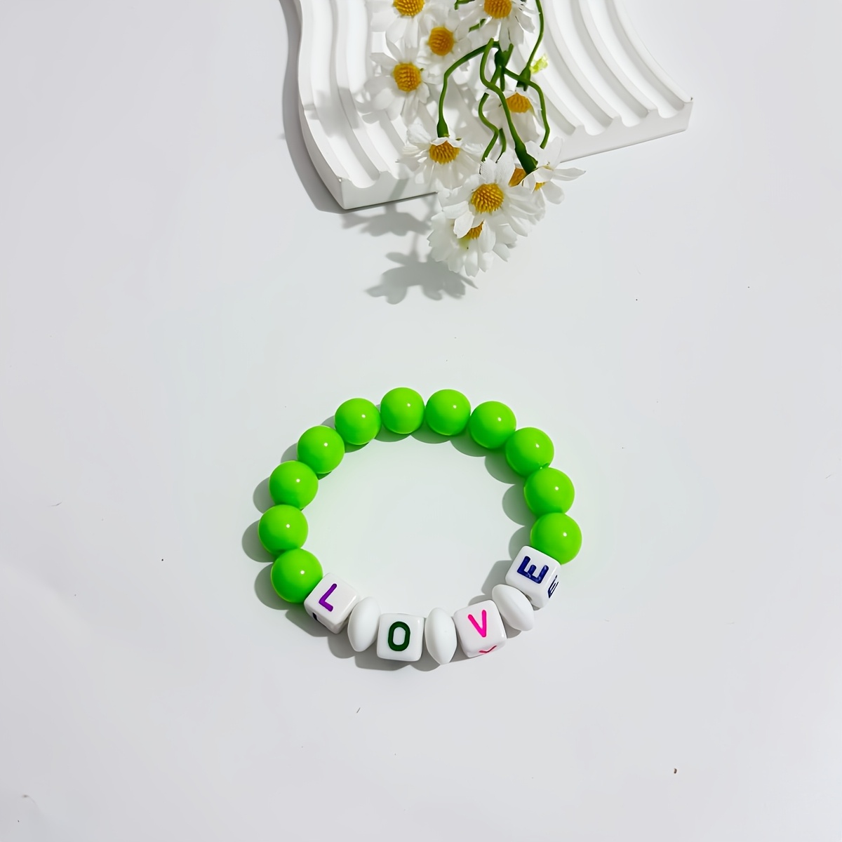 Customizable Fashion Bracelet with Colorful Beads